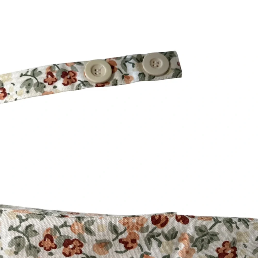 NEW Laura Ashley FLORAL EMOGENE  Terracotta Chef’s Kitchen Apron with Pockets